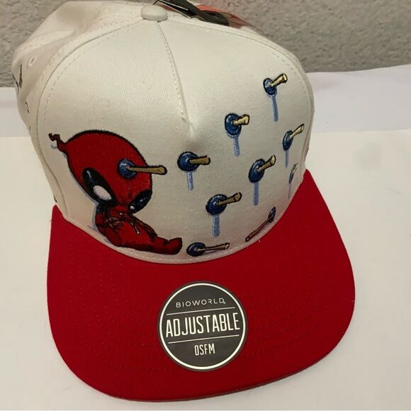 NWT Deadpool by Skottie Young Snapback Hat Marvel - Picture 5 of 5